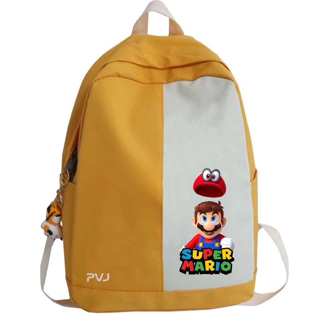 PVJ - Tas Punggung Anak Sekolah Motif Super Mario Bros