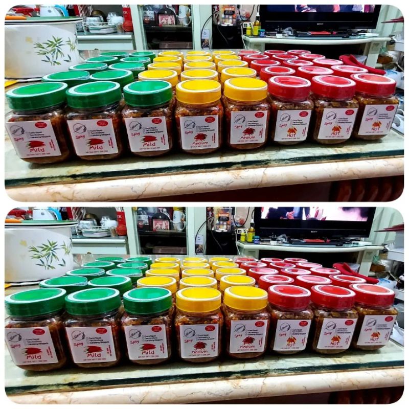 

SAMBEL CAKALANG 200 gram HomeMade PILIH TIDAK PEDAS-SEDANG-SUPER PEDAS