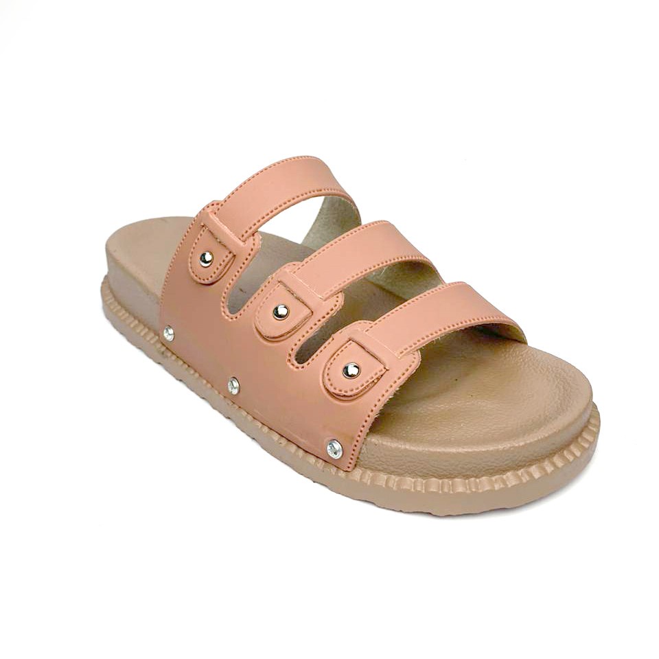 PROMO 12.12 TERMURAH SANDAL WANITA / SENDAL CEWEK PLATFORM KOKOP SANDAL STRIP 3