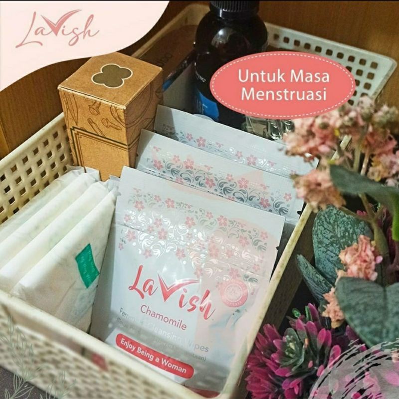 LAVISH Tisu Kewanitaan per Pack isi 5