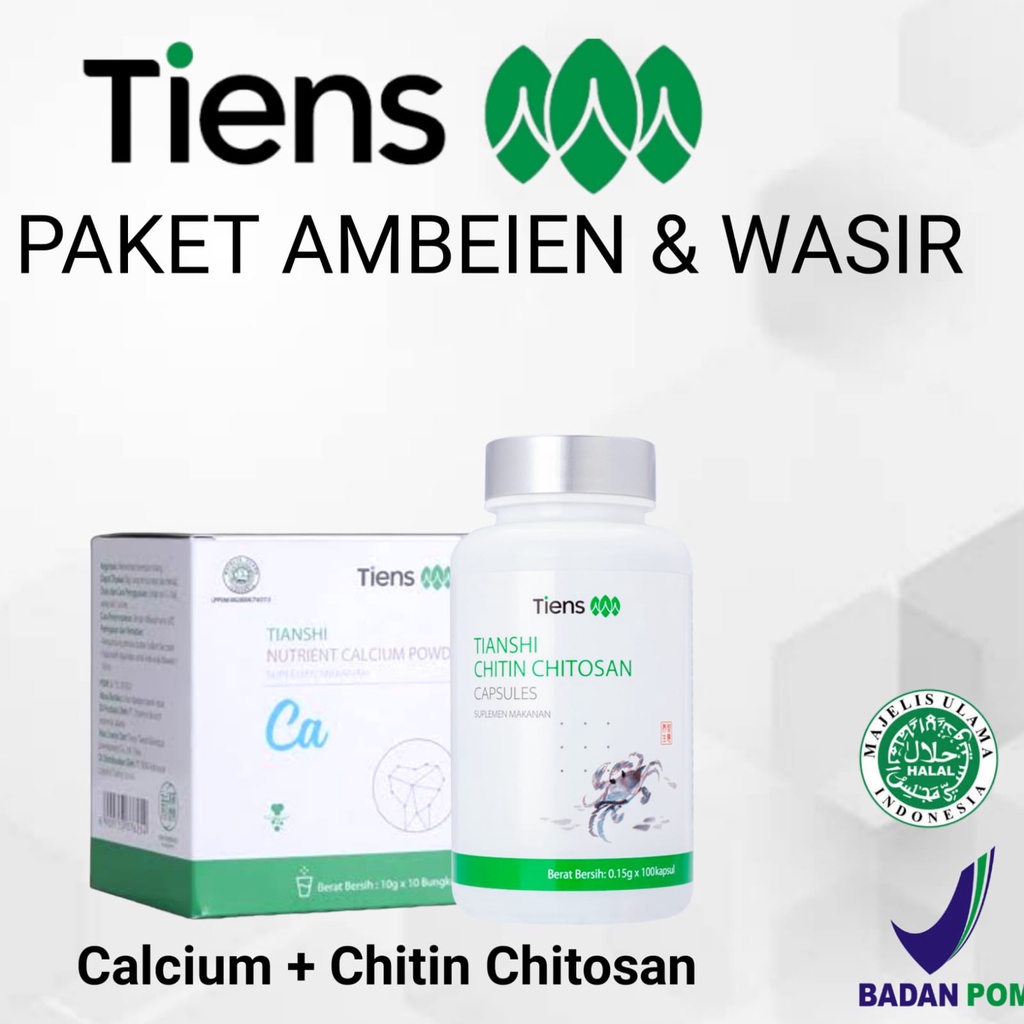 Paket Obat Ambeien & Wasir Herbal Tiens Asli 100% AMPUH STADIUM 4