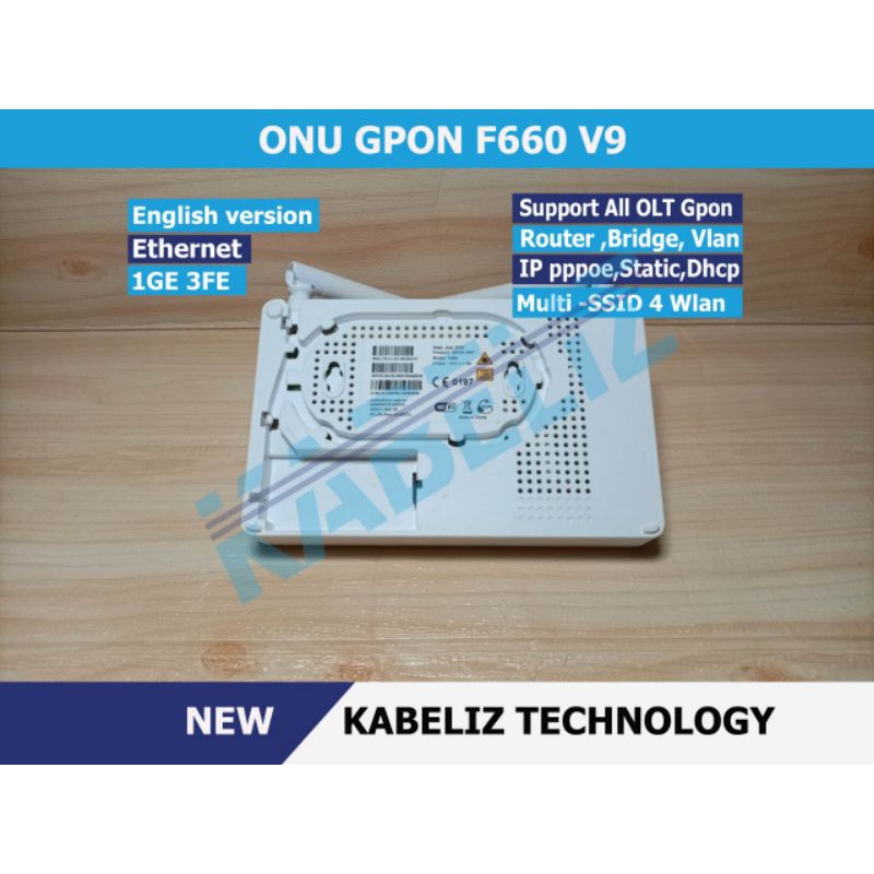 ONU GPON ZTE F660 ANTENA LUAR MODEM WIFI ROUTER ZTE SUPPORT BRIDGE ONT MURAH