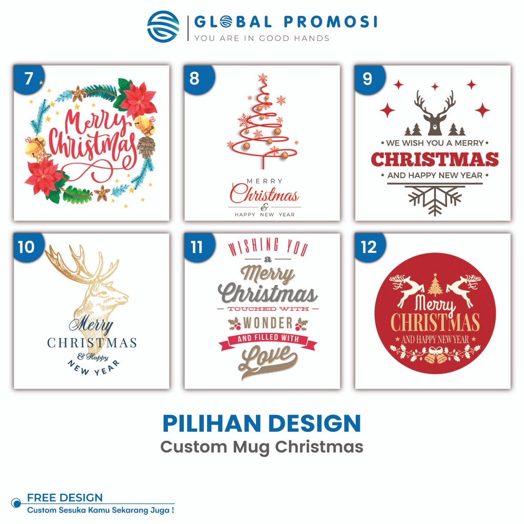 Pilihan Desain Khusus Mug Tema Natal