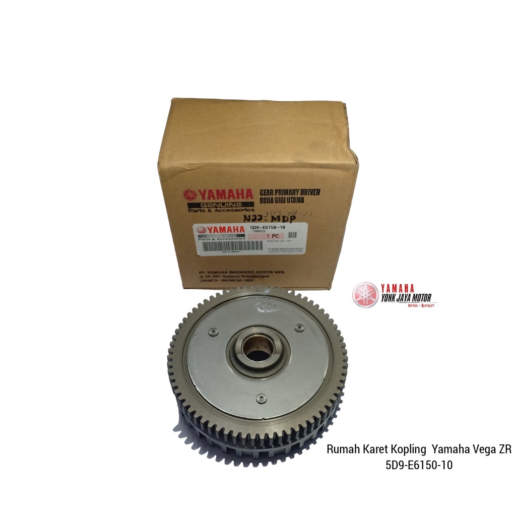 GIGI GENDENG RUMAH KARET KOPLING PRIMARY DRIVEN GEAR YAMAHA VEGA ZR 5D9-E6150-10