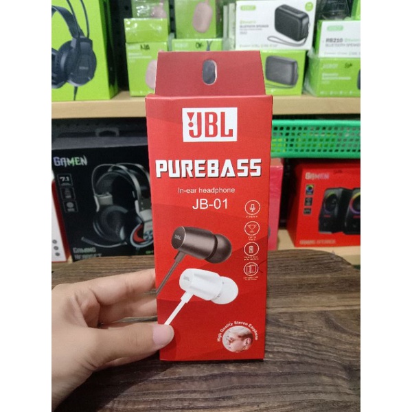 EARPHONE JBL PUREBASS JB-01