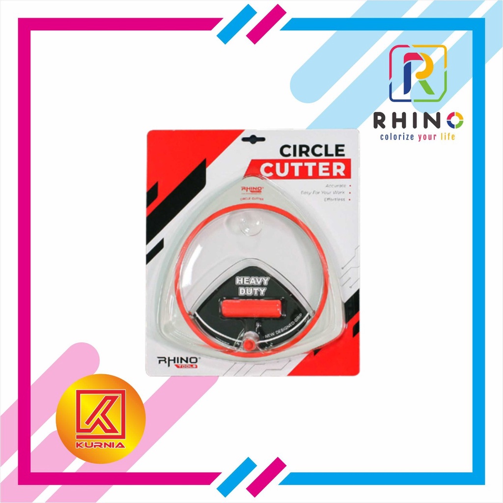 

Rhino Circle Cutter / Pisau Potong Lingkaran Kertas 24 mm - 153 mm
