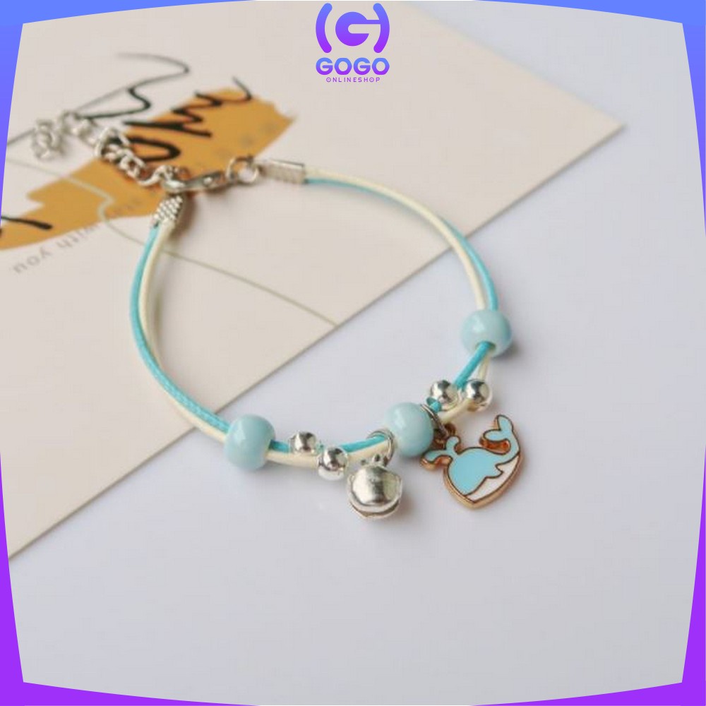 GOGO-K75 Gelang Wanita Karakter Gelang Persahabatan Tali Bracelet Korea Motif Kartun Fashion Gelang Tali Korea