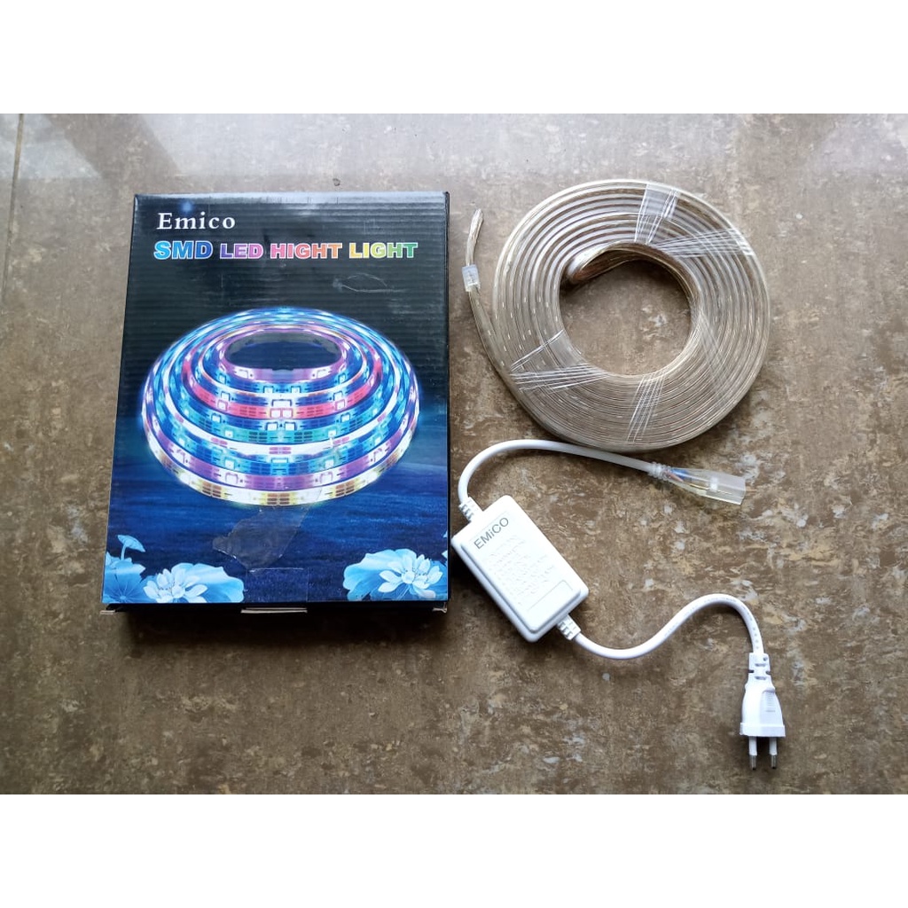 Emico Lampu Selang Led 2835SMD 10M Warna - Warni