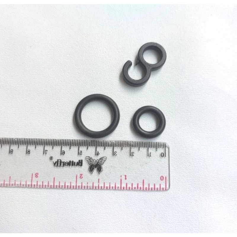 Ring tenda kait tali hook plastik