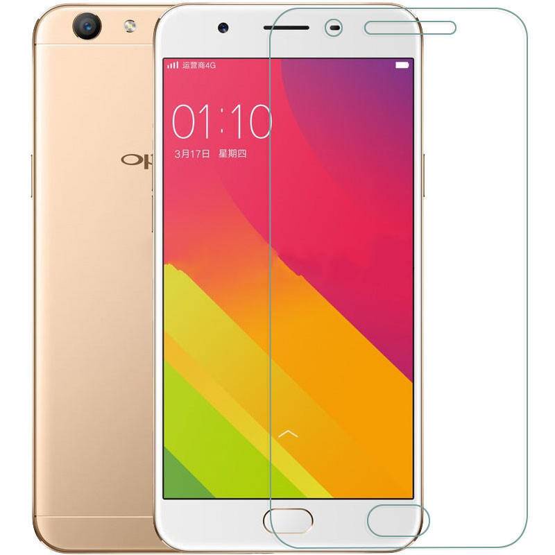 2pcs Pelindung Layar Tempered Glass 9H HD Untuk OPPO F7 A57 R7S R7 R9S R9 R15 Plus