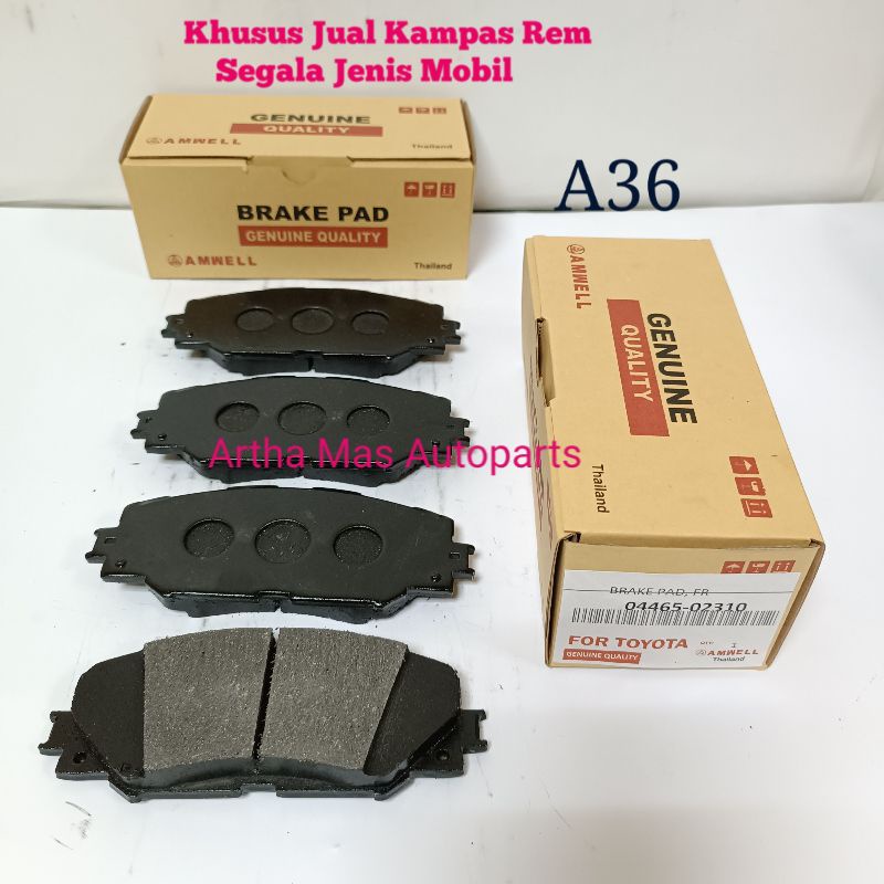 KAMPAS REM DEPAN TOYOTA WISH BRAKE PAD TOYOTA WISH