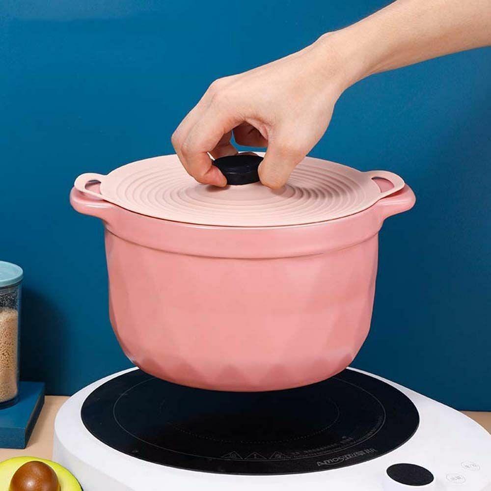 Top Silikon Penutup Tutup Panci Panci Rumah Tangga Reusable Multifungsi Alat Masak Makanan Fresh Keeping Cover