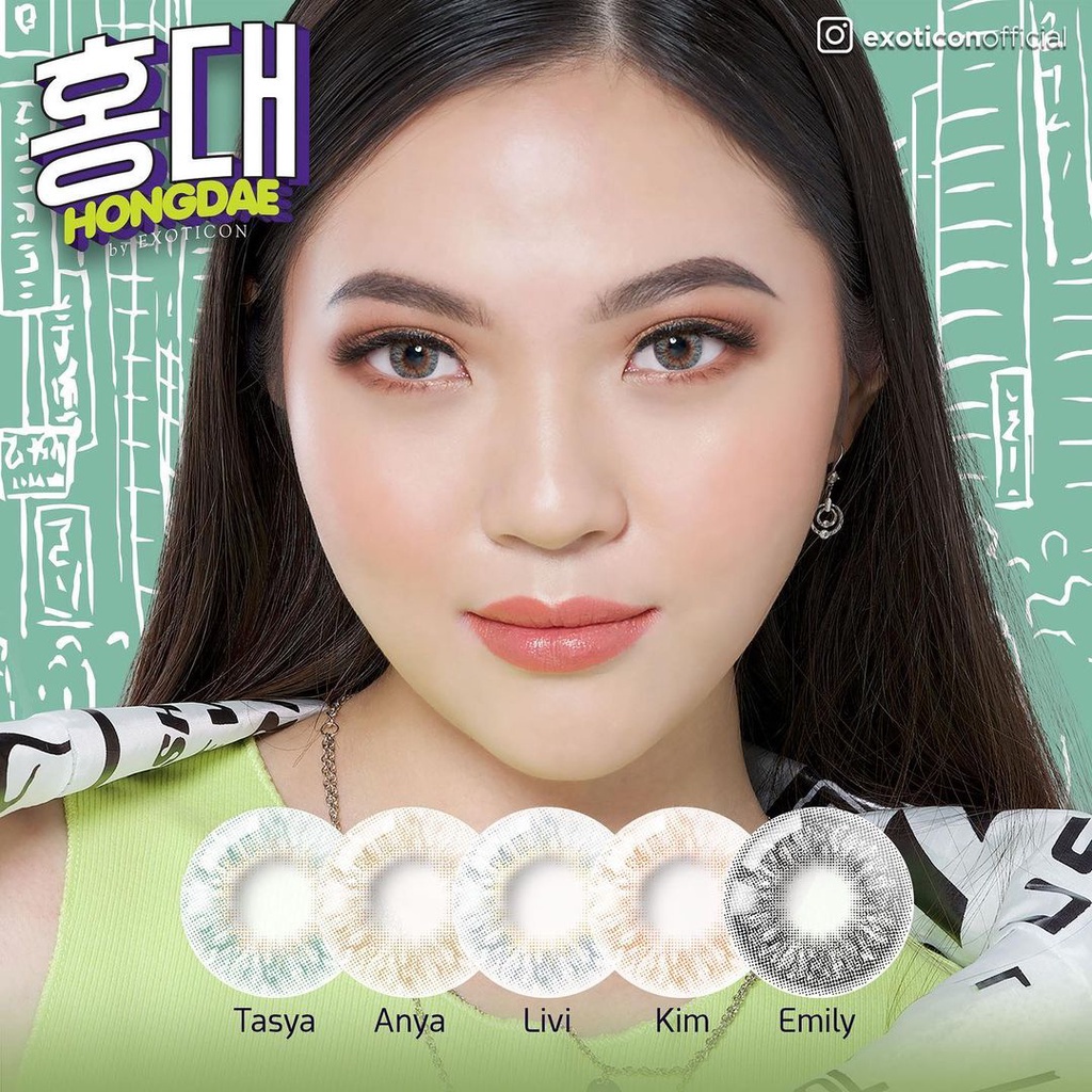 ❤ RATU ❤ Softlens Hongdae Exoticon X2 | Normal Diameter 14.2mm | Soflens Hong Dae Korea
