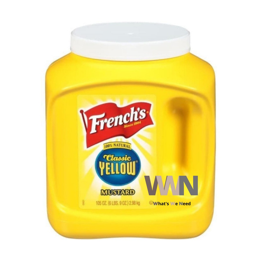 

French French’s Classic Yellow Mustard 105 Oz / 2.98 KG.
