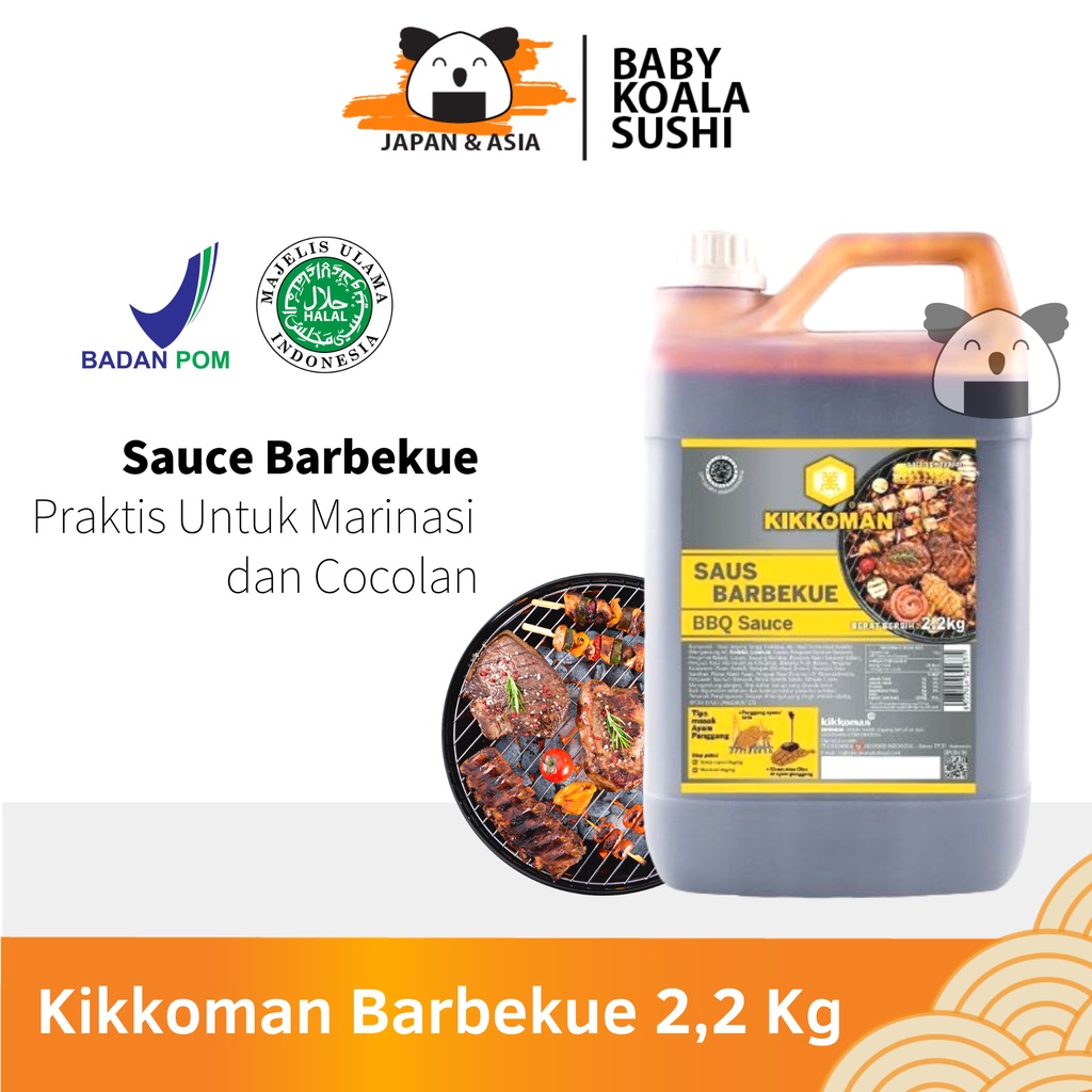 KIKKOMAN Honey Barbeque 2,2 kg Halal