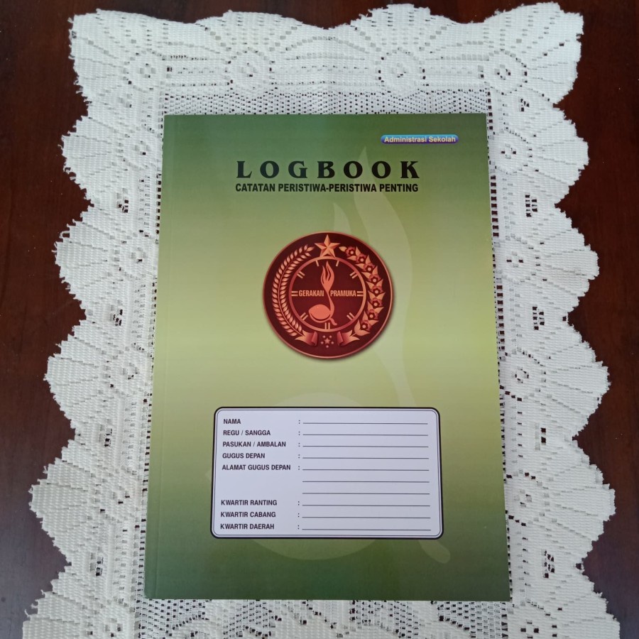 

Buku Log Book catatan peristiwa2 penting(Buku administrasi kepramukaan