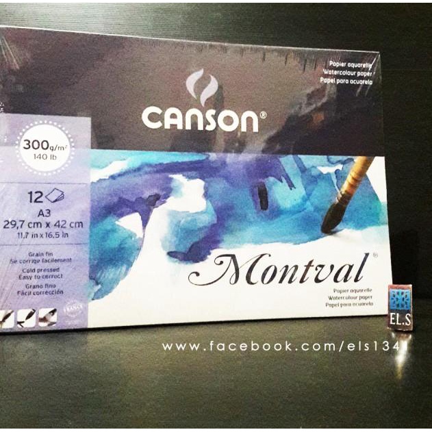 

Canson Montval Aquarelle A3
