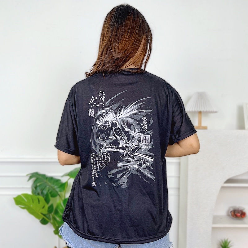 AFI - MC - Kaos Oversize Wanita Samurai Jepang (LD 106, P 65)