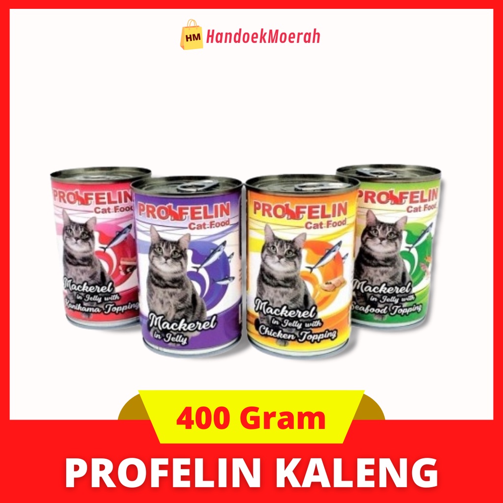 Makanan Kucing Basah PROFELIN Kaleng 400 Gram / Wet Cat Food Murah