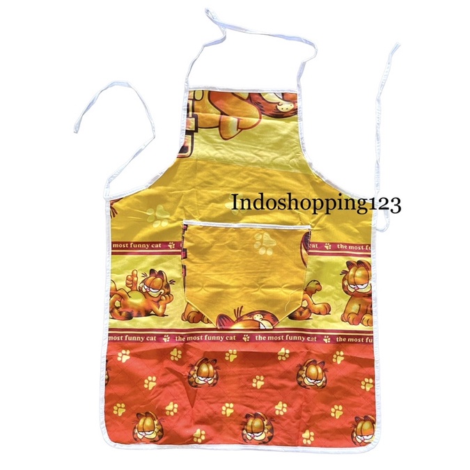 Celemek Dapur - Celemek Masak Apron Karakter Lucu - Baju Dapur Apron Tahan Air Dan Tahan Minyak