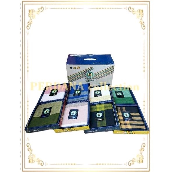 Sarung Gajah Duduk Multicolour - Sarung Tenun Gajah Duduk - Sarung Premium - Grosir Sarung