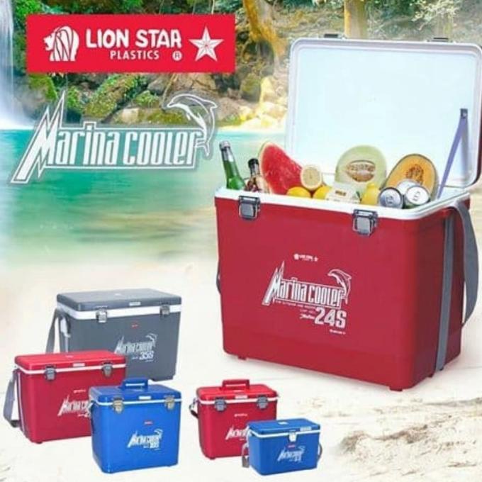 Marina Cooler Box ice 24s Cool Box Es Batu Lion Star Kotak Pendingin