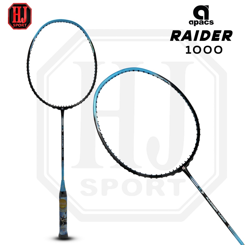 Raket Original Apacs Raider 1000 Bonus Senar dan Tas Badminton