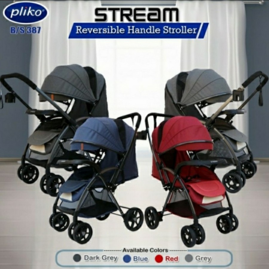 Stroller Pliko Stream 387 / Stroller Pliko Stream R 397/ Kereta Bayi