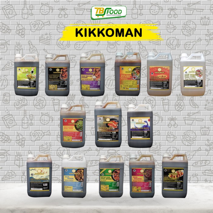 

Kikkoman Saus Teriyaki Lada Hitam Halal 2L - Blackpepper Teriyaki Sauc