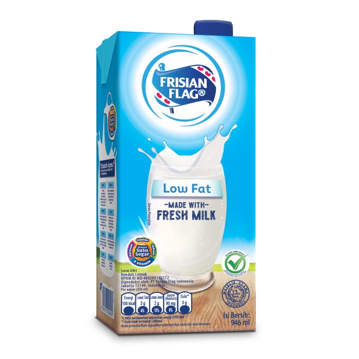 

FRISIAN FLAG Susu Cair UHT Low Fat 946ml