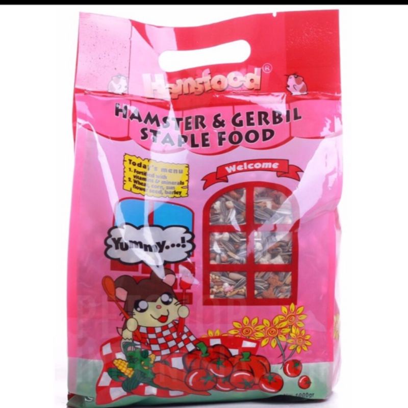Makanan Hamster Hamsfood 1kg frshpack