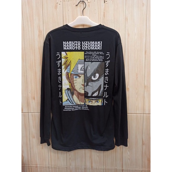 KAOS ATASAN NARUTO DISTRO LENGAN PANJANG