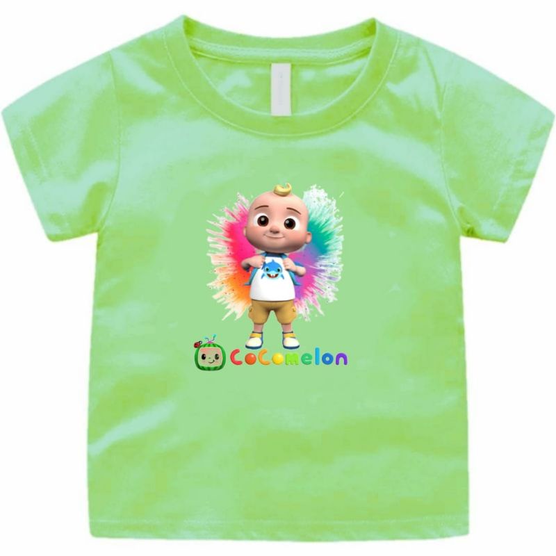 BAJU KAOS ANAK COCOMELON LAKI-LAKI/PEREMPUAN 1-12 TAHUN UKURAN S,M,L,XL,XXL,XXXL