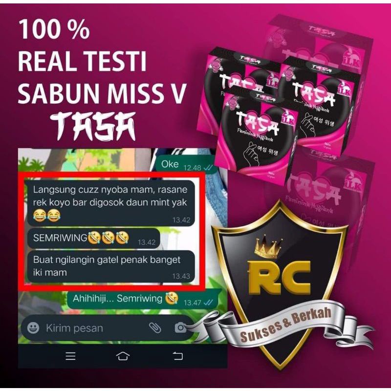 Tasa sabun kewanitaan sabun Miss V ORIGINAL 100% isi 25