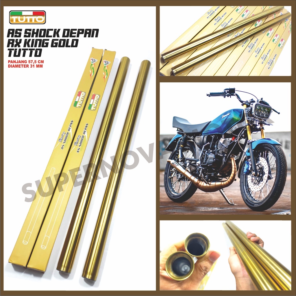 AS SHOCK DEPAN RX KING RXK GOLD TUTTO SHOCK DEPAN AS SHOCKBREAKER RX KING HALU HALU TUTTO GOLD BISA 