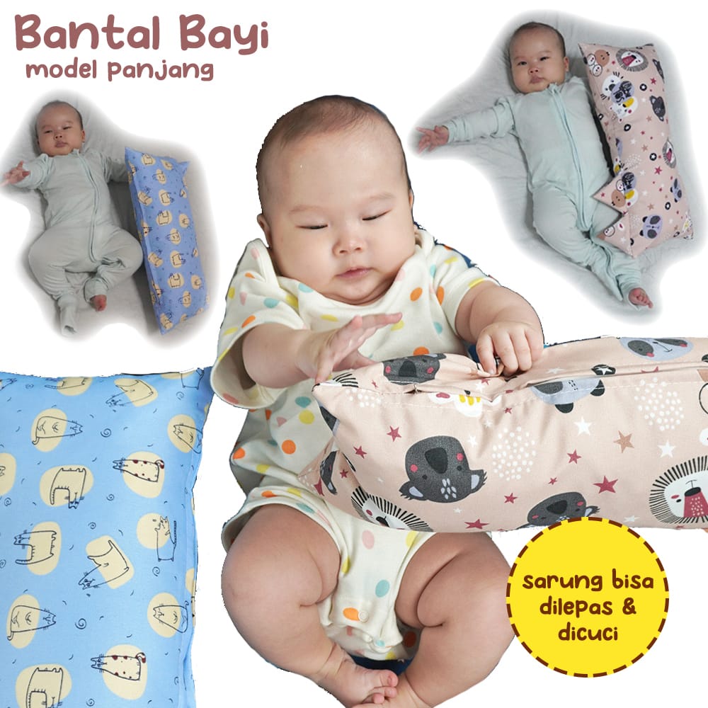Bantal Bayi Panjang Guling Bayi Karakter Lucu Newborn Hugging Pillow Baby Perlengkapan Tidur Anak Bayi Murah
