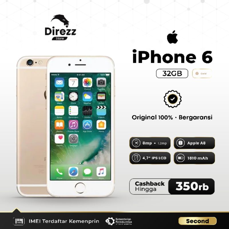 Iphone 6 32GB Second Inter | Ibox