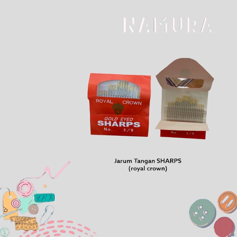 jarum sharp royal crown jarum tangan