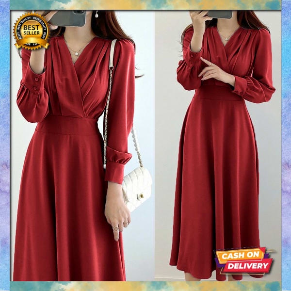 Minidress Cewe Acara Nikahan Deres Waita Import Gaun Pesta Wanita Mewah Bj Minidres Remaja Kekinian 