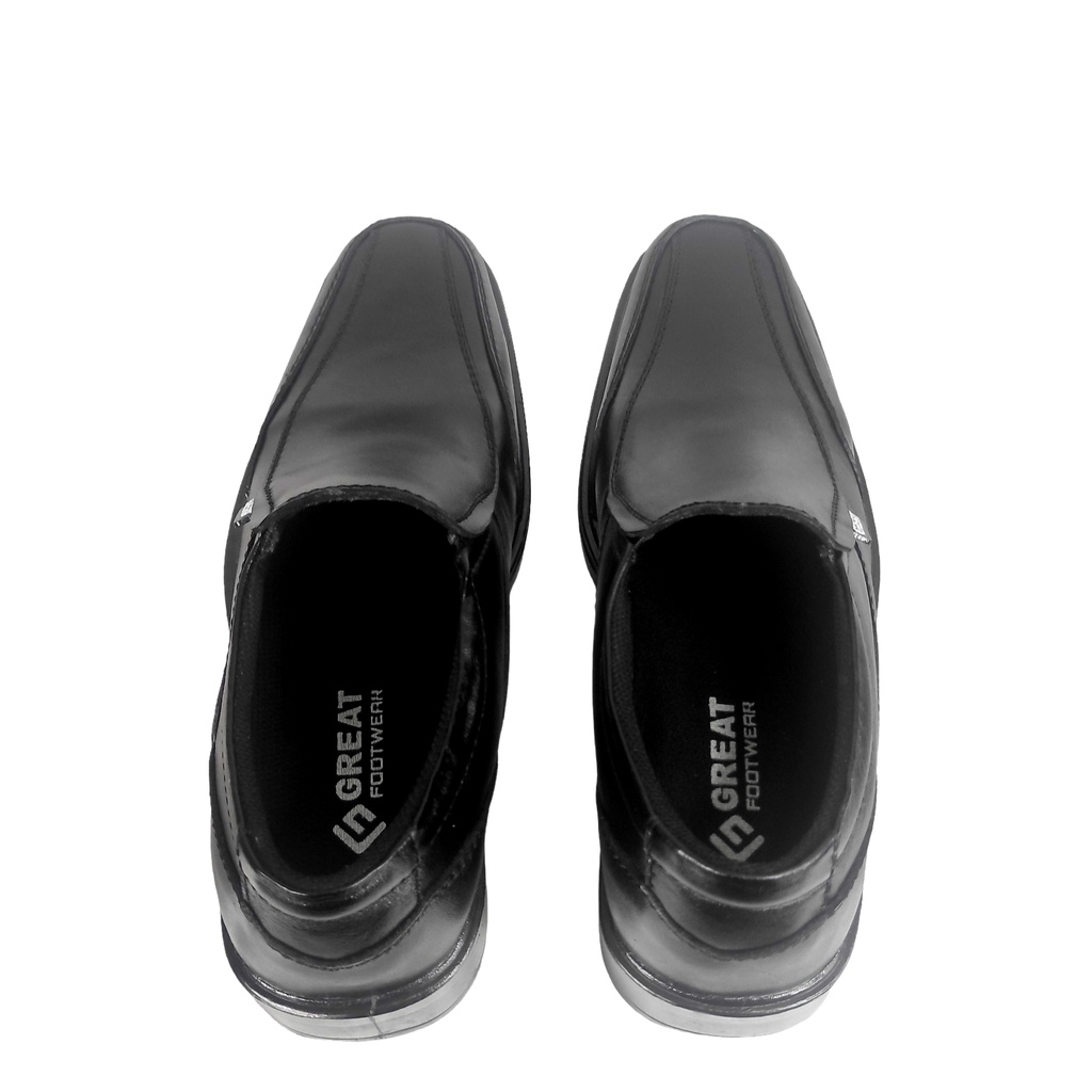 Sepatu Pantofel Formal Casual Kulit Asli Sepatu Kerja Kantor Sekolah Murah Asli Great Footwear P.524