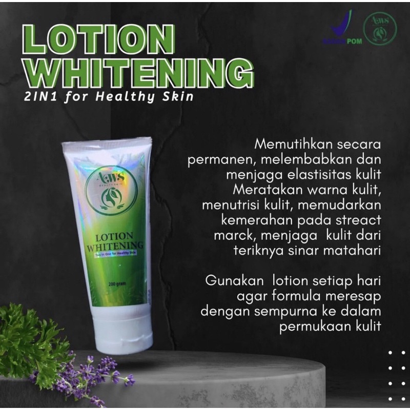 Lotion Whitening AWS Beauty Skin