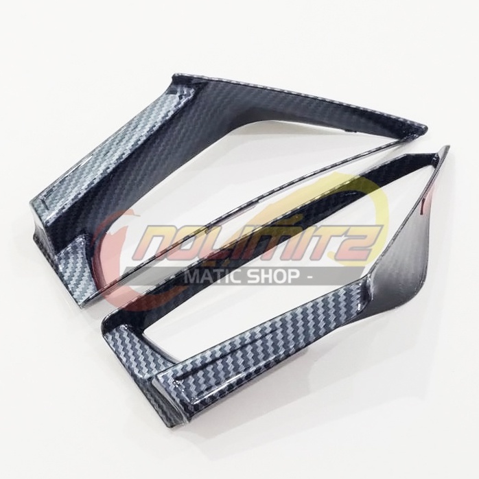 Cover List Lampu Depan NEMO Tutup Carbon Honda Vario 160