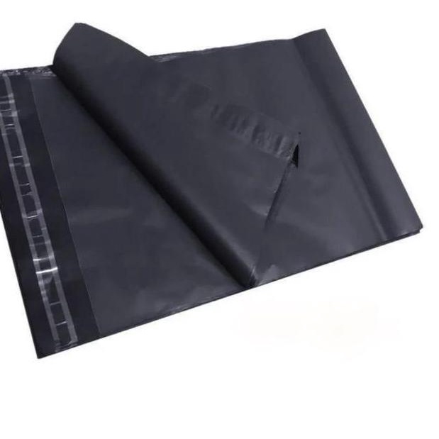 

Polymailer 50x60 cm Kantong Plastik Packing Online dgn Seal isi 100pcs - Hitam, Reguler