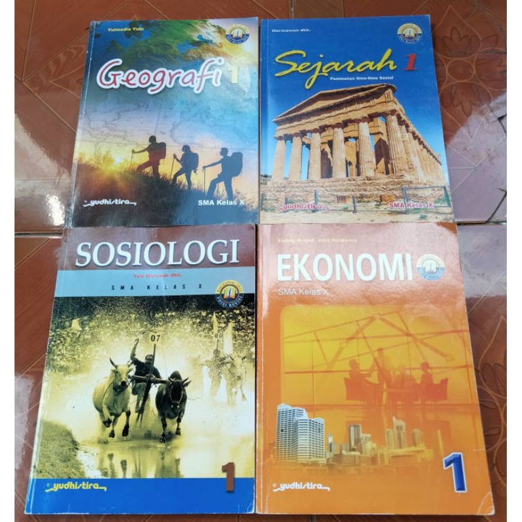 EKONOMI,SEJARAH,SOSIOLOGI,GEOGRAFI,SMA KELAS 10 YUDISTIRA K13 EDISI REVISI