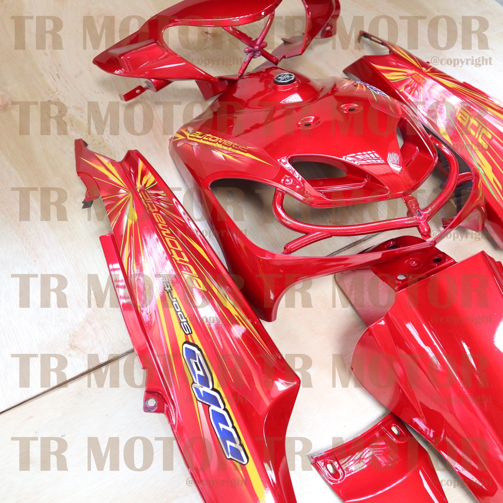 Body Mio Sporty Full Set 2008 Merah Body Halus Mio Sporty Mio New