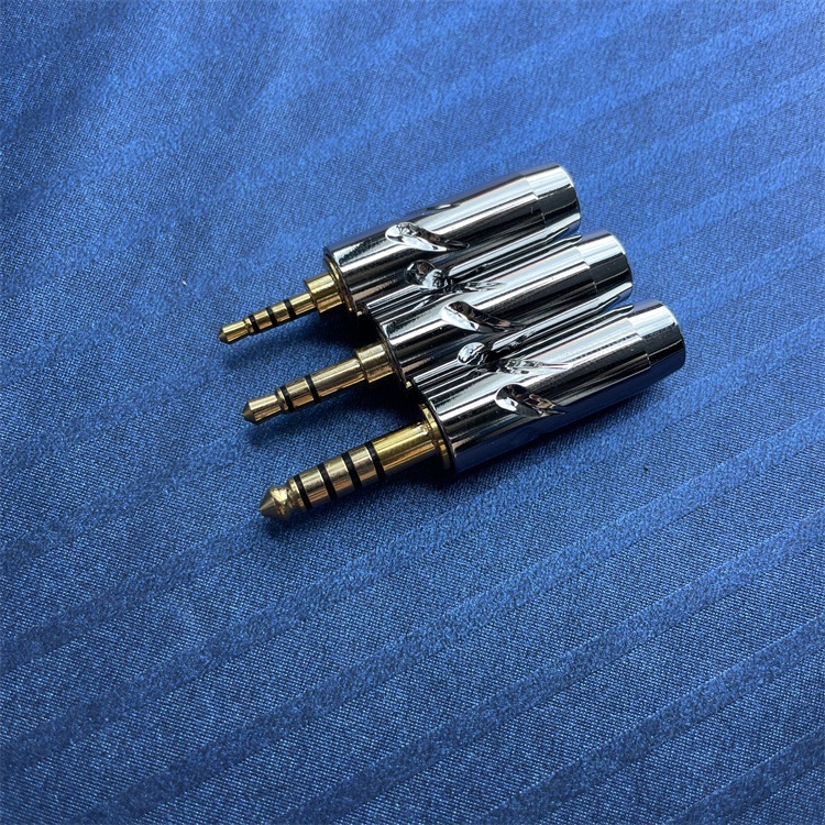 1pc plug Konektor Headphone MMCX / 0.78 / A2DC pin socket slider Ukuran 3.5mm / 2.5mm / 4.4mm