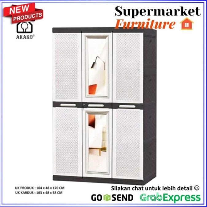 

LEMARI PLASTIK AKAKO LP3EP ELEGANT GANTUNG+KACA - GOJEK INSTAN stock ready