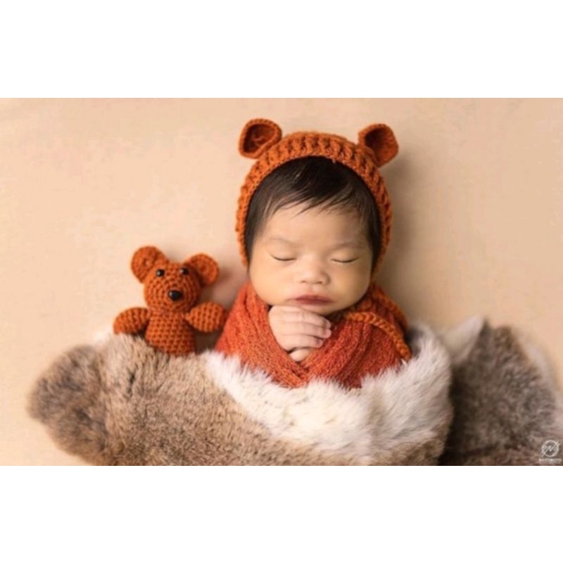 BONEKA AMIGURUMI LUCU UNTUK FOTOSHOOT BABY RAJUT BAYI HANDMADE