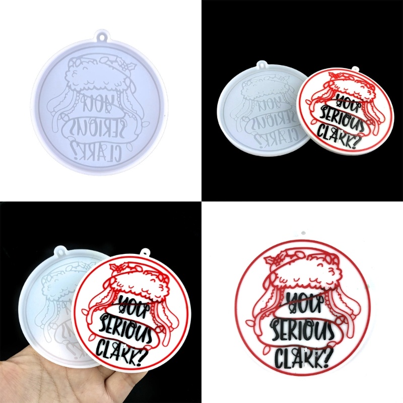 Siy Cetakan Silikon Bentuk Topi Natal DIY Untuk Liontin / Gantungan Kunci