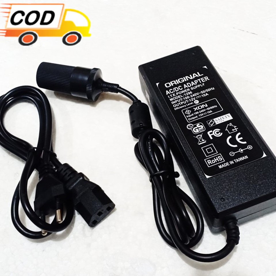 Jual Adaptor Alat Elektrik Mobil 12V ke Listrik Rumah Socket Lighter